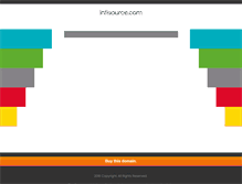 Tablet Screenshot of infisource.com